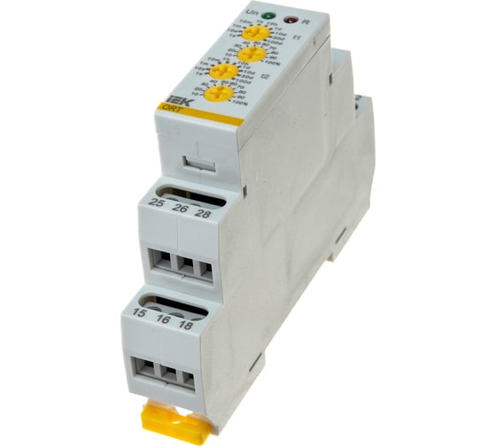 Циклическое реле IEK ORT 2 контакта 12-240В AC/DC ORT-S2-ACDC12-240V
