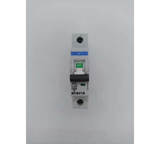 Автоматический выключатель ELCOMTECH MCB21B-10-1C32AC УТ-00026285