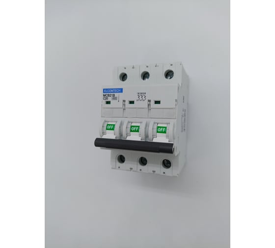 Автоматический выключатель ELCOMTECH MCB21B-4,5-3C20AC УТ-00026259