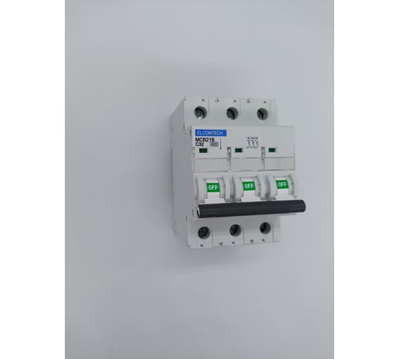 Автоматический выключатель ELCOMTECH MCB21B-4,5-3C32AC УТ-00026261