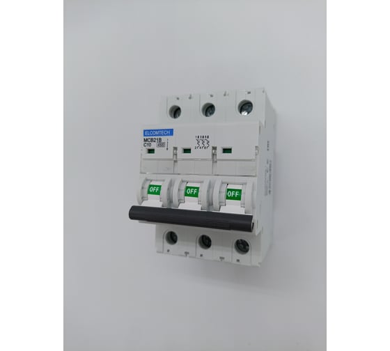 Автоматический выключатель ELCOMTECH MCB21B-4,5-3C10AC УТ-00026257