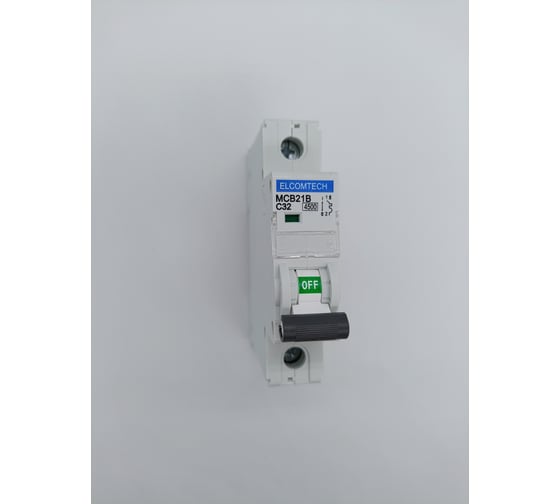 Автоматический выключатель ELCOMTECH MCB21B-4,5-1C32AC УТ-00026250