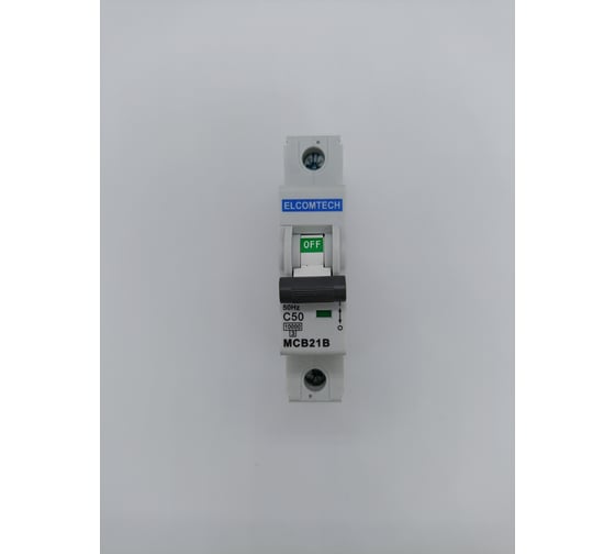 Автоматический выключатель ELCOMTECH MCB21B-10-1C50AC УТ-00026287