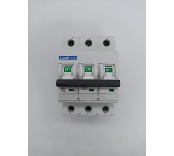 Автоматический выключатель ELCOMTECH MCB21B-6-3C32AC УТ-00026276