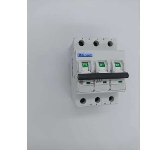 Автоматический выключатель ELCOMTECH MCB21B-6-3C32AC УТ-00026276