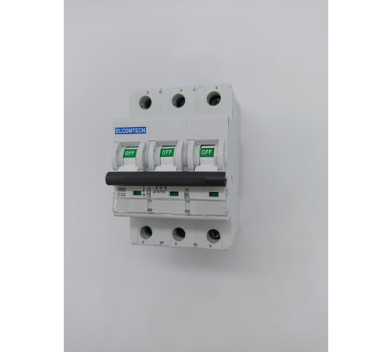 Автоматический выключатель ELCOMTECH MCB21B-6-3C32AC УТ-00026276