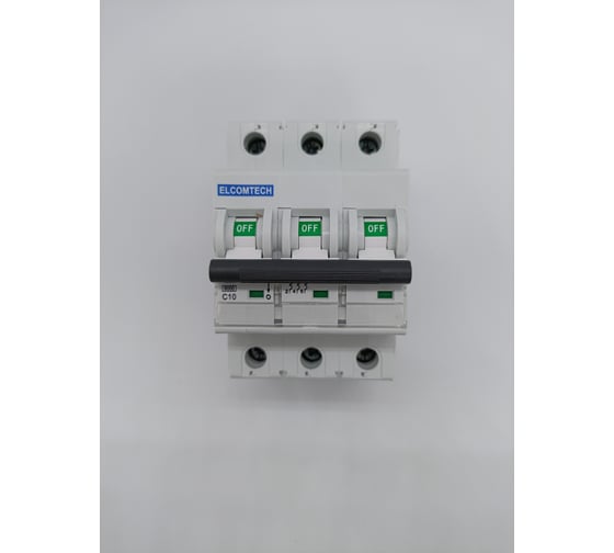 Автоматический выключатель ELCOMTECH MCB21B-6-3C10AC УТ-00026272 1