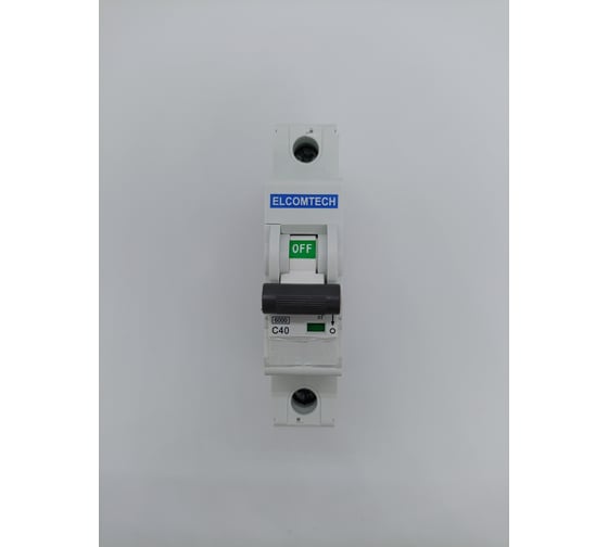 Автоматический выключатель ELCOMTECH MCB21B-6-1C40AC УТ-00026268