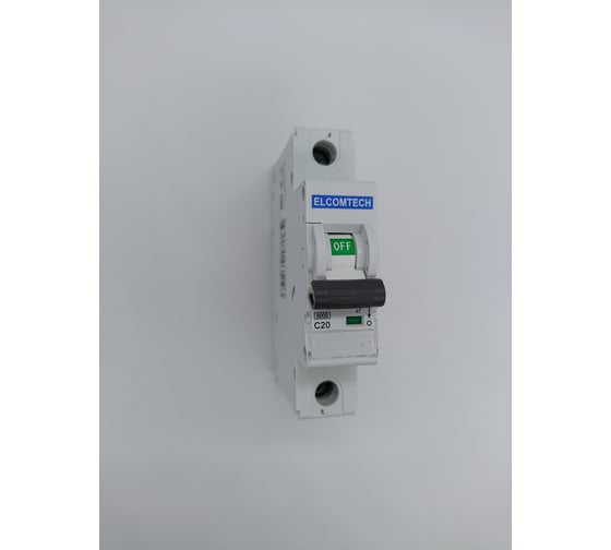 Автоматический выключатель ELCOMTECH MCB21B-6-1C20AC УТ-00026265