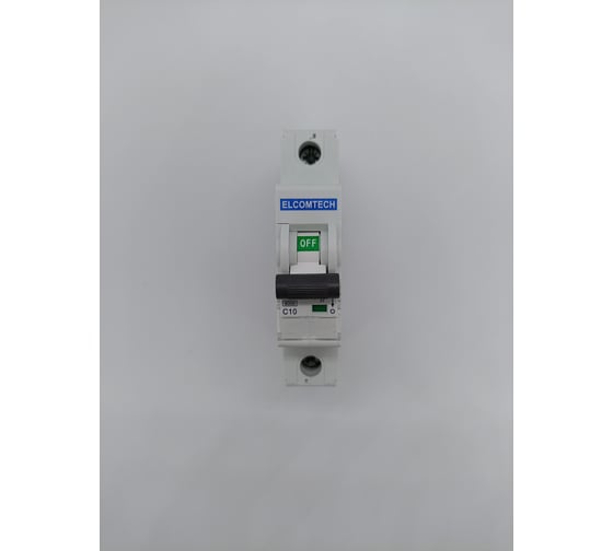 Автоматический выключатель ELCOMTECH MCB21B-6-1C10AC УТ-00026263 1