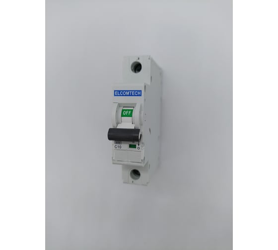 Автоматический выключатель ELCOMTECH MCB21B-6-1C10AC УТ-00026263
