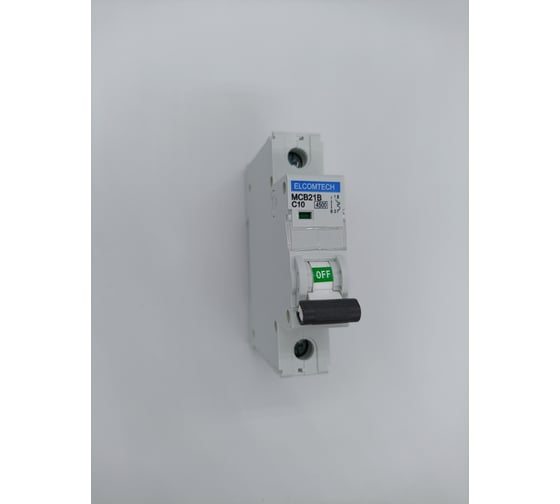 Автоматический выключатель ELCOMTECH MCB21B-4,5-1C10AC УТ-00026245