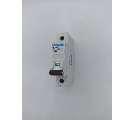 Автоматический выключатель ELCOMTECH MCB21B-4,5-1C10AC УТ-00026245