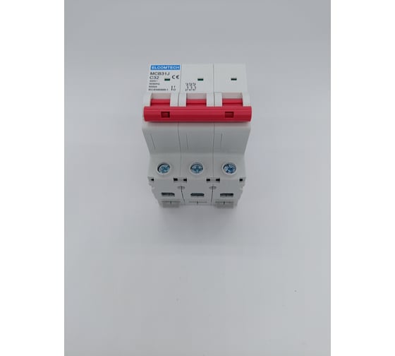 Автоматический выключатель ELCOMTECH MCB31J-6-3C32AC УТ-00026485