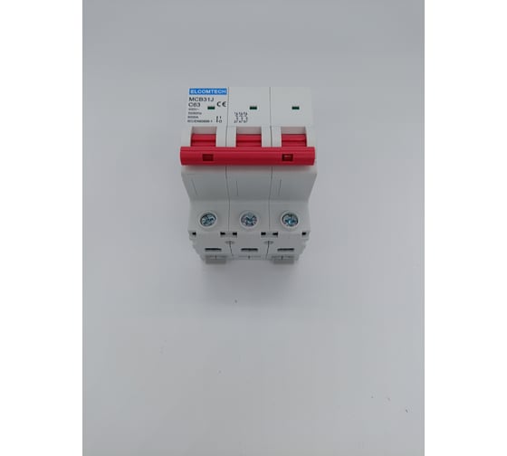 Автоматический выключатель ELCOMTECH MCB31J-6-3C63AC УТ-00026488
