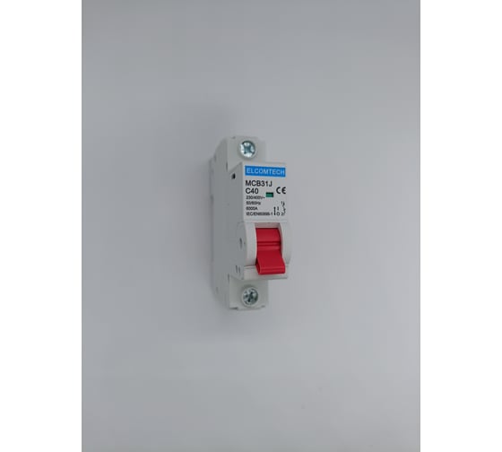 Автоматический выключатель ELCOMTECH MCB31J-6-1C40AC УТ-00026477