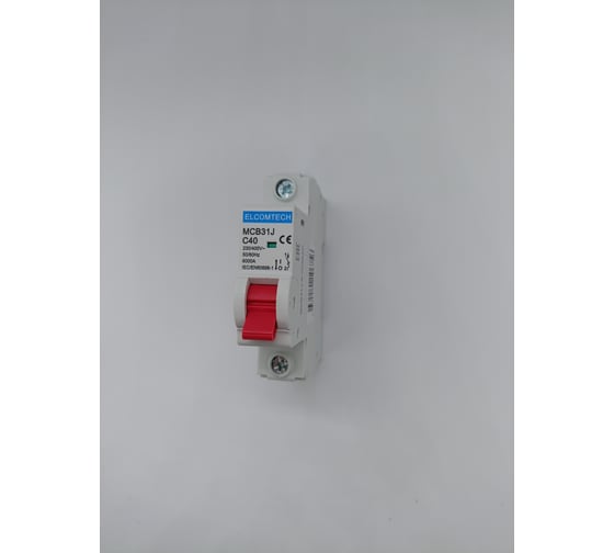 Автоматический выключатель ELCOMTECH MCB31J-6-1C40AC УТ-00026477