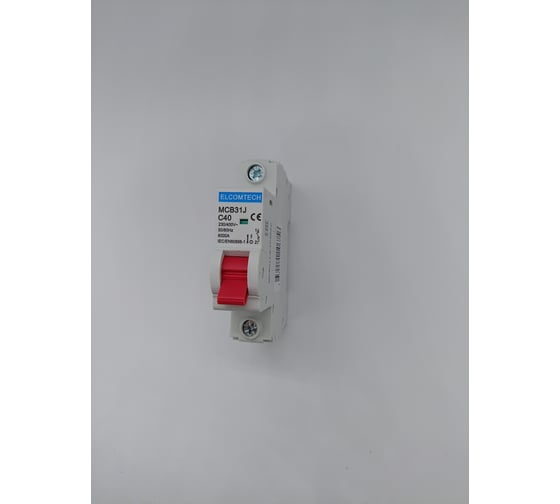 Автоматический выключатель ELCOMTECH MCB31J-6-1C40AC УТ-00026477