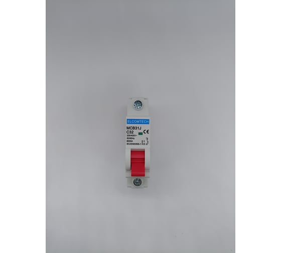 Автоматический выключатель ELCOMTECH MCB31J-6-1C32AC УТ-00026476