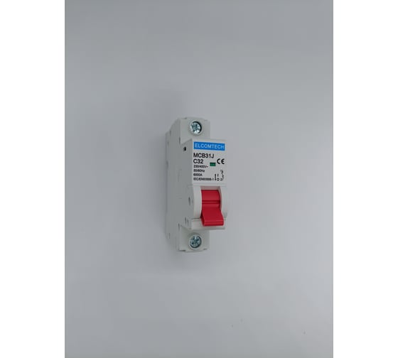 Автоматический выключатель ELCOMTECH MCB31J-6-1C32AC УТ-00026476