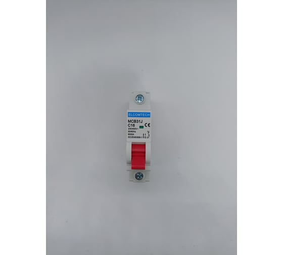 Автоматический выключатель ELCOMTECH MCB31J-6-1C16AC УТ-00026473