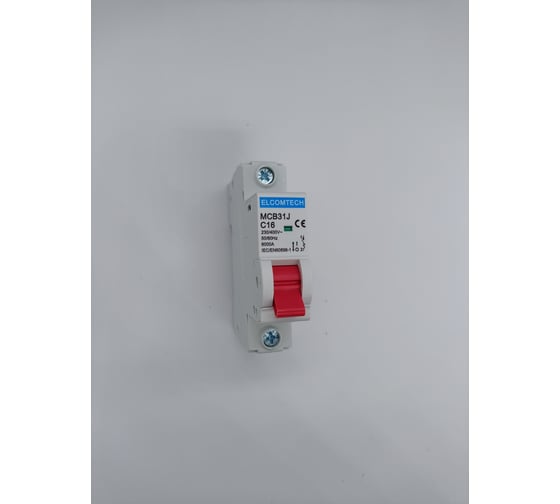 Автоматический выключатель ELCOMTECH MCB31J-6-1C16AC УТ-00026473