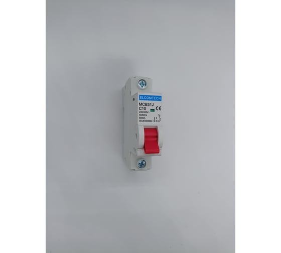 Автоматический выключатель ELCOMTECH MCB31J-6-1C10AC УТ-00026472