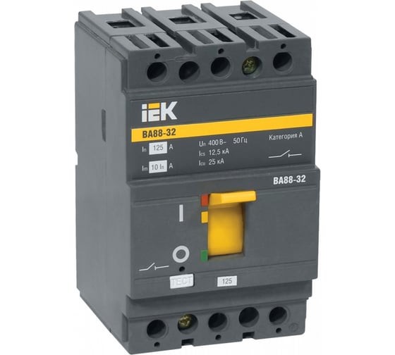 Автоматический выключатель IEK ВА88-32, 3Р, 32А, 25кА SVA10-3-0032-R