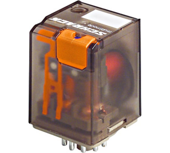 Многорежимное реле Schrack Technik МТ, 3 переключающих контакта, 11-пол, 10А, 60VDC артикул Австрия MT321060