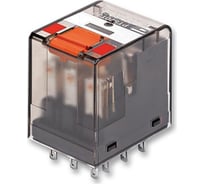 Промежуточное реле Schrack Technik PT, 4 переключающих контакта, 6А, 12VAC артикул Австрия PT570512
