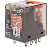 Промежуточное реле Schrack Technik PT, 4 переключающих контакта, 6А, 230VАC+LED артикул Австрия PT570T30