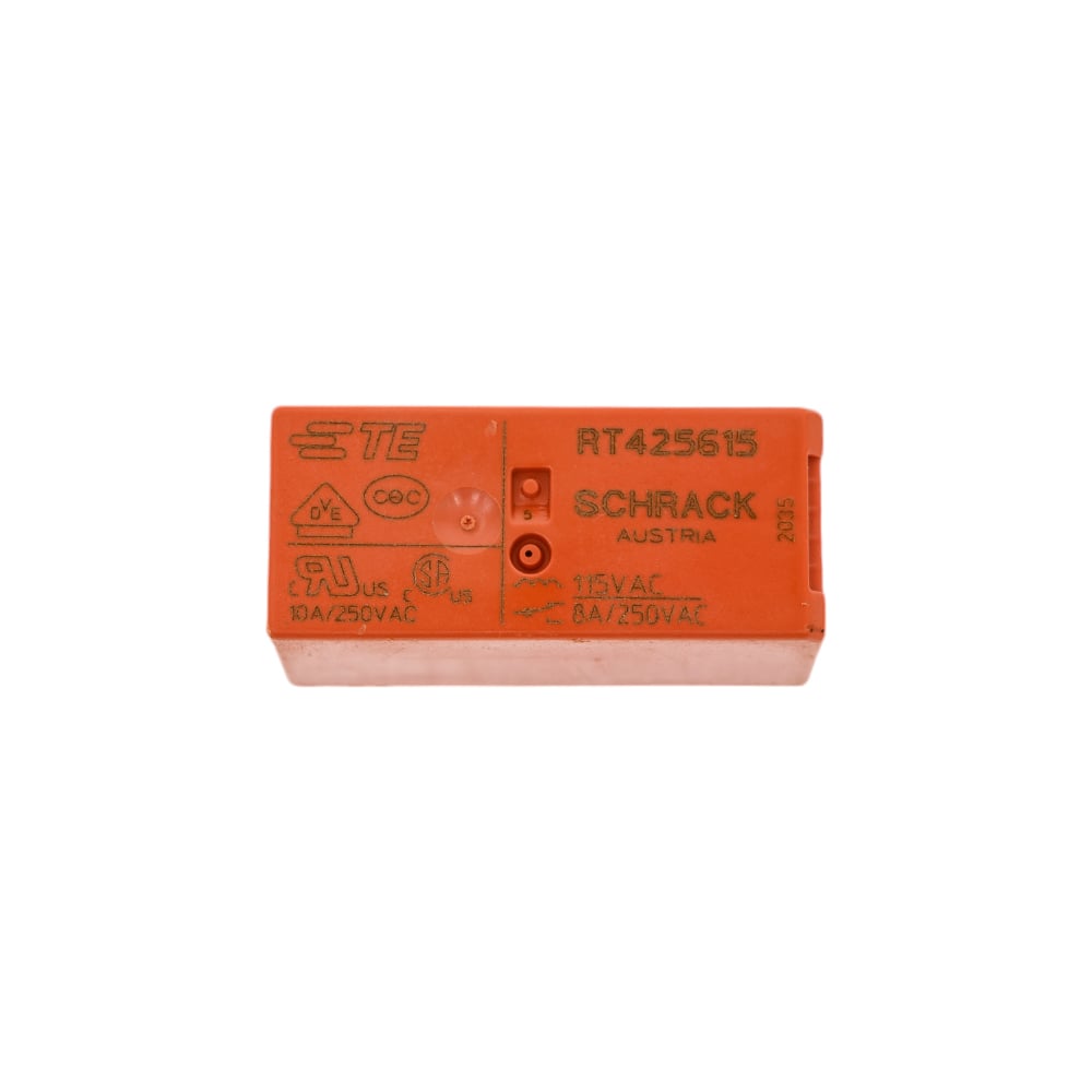 Реле силовое Schrack Technik PCB 2 перекл. конт, 8A, 115V АC,5mm ...