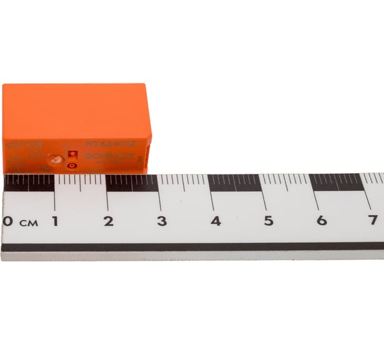 Реле силовое Schrack Technik PCB 2 перекл. конт, 8A, 12V DC, 5mm артикул Австрия RT424012