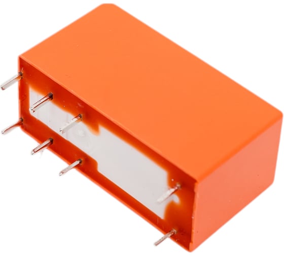 Реле силовое Schrack Technik PCB 2 перекл. конт, 8A, 24V DC, 5mm артикул Австрия RT424024