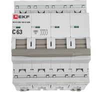 Автоматический выключатель EKF ВА 47-63N 4P 63А (C) 4,5 кА PROXIMA M634463C