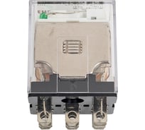 Промежуточное реле DEKraft 3 контакта с LED индикацией 10А 12В DC ПР-102 23920DEK