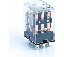 Промежуточное реле DEKraft 3 контакта с LED индикацией 10А 48В AC ПР-102 23931DEK