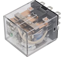 Промежуточное реле DEKraft 3 контакта с LED индикацией 10А 48В DC ПР-102 23923DEK