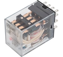 Промежуточное реле DEKraft 4 контакта с LED индикацией 3А 36В AC ПР-102 23822DEK
