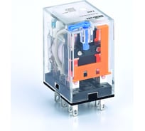 Промежуточное реле DEKraft 2 контакта, с LED индикатором и функцией TEST 5А 220В DC ПР-102 23849DEK