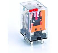 Промежуточное реле DEKraft 2 контакта, с LED индикатором и функцией TEST 5А 380В AC ПР-102 23867DEK