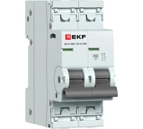 Автоматический выключатель EKF ВА 47-63N 2P 4А (D) 4,5 кА PROXIMA M634204D