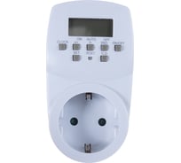 Электронный таймер с розеткой Uniel UST-E20 WHITE UL-00003766