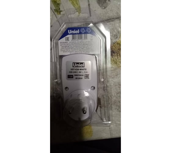 Электронный таймер с розеткой Uniel UST-E20 WHITE UL-00003766 ...
