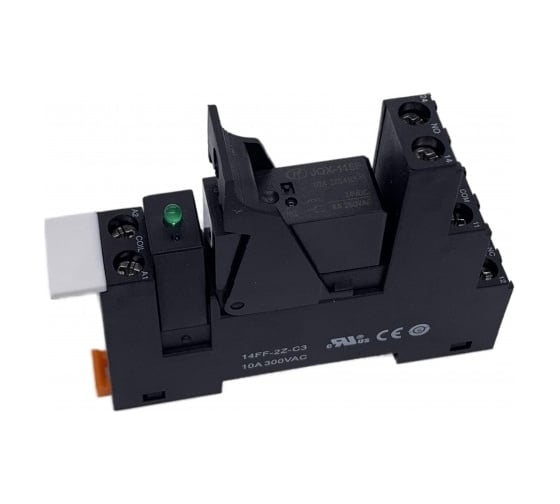 Комплект реле Доступная Автоматика 20шт, 2CO 8A; AgNi; катушка 24B DC, LED, Hongfa HF115-024DC-2-LED-20 1