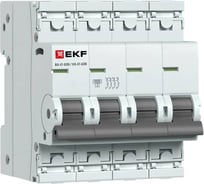 Автоматический выключатель EKF ВА 47-63N 4P 1,6А (C) 4,5 кА PROXIMA M63441T6C