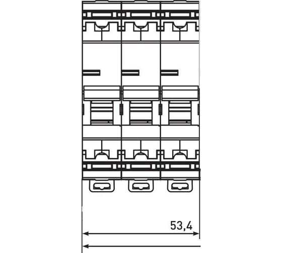 Автоматический выключатель EKF ВА 47-63N 3P 32А (D) 4,5 кА PROXIMA M634332D
