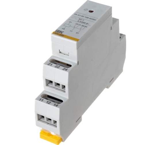 Промежуточное реле IEK OIR 2 контакта 8А 12В, AC/DC OIR-208-ACDC12V