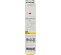 Промежуточное реле IEK OIR 2 контакта, 8А, 24В, AC/DC OIR-208-ACDC24V 16302319