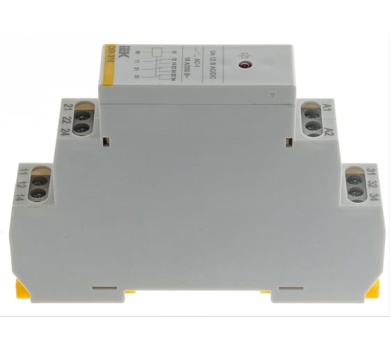 Промежуточное реле IEK OIR 3 контакта, 16А, 12В, AC/DC OIR-316-ACDC12V